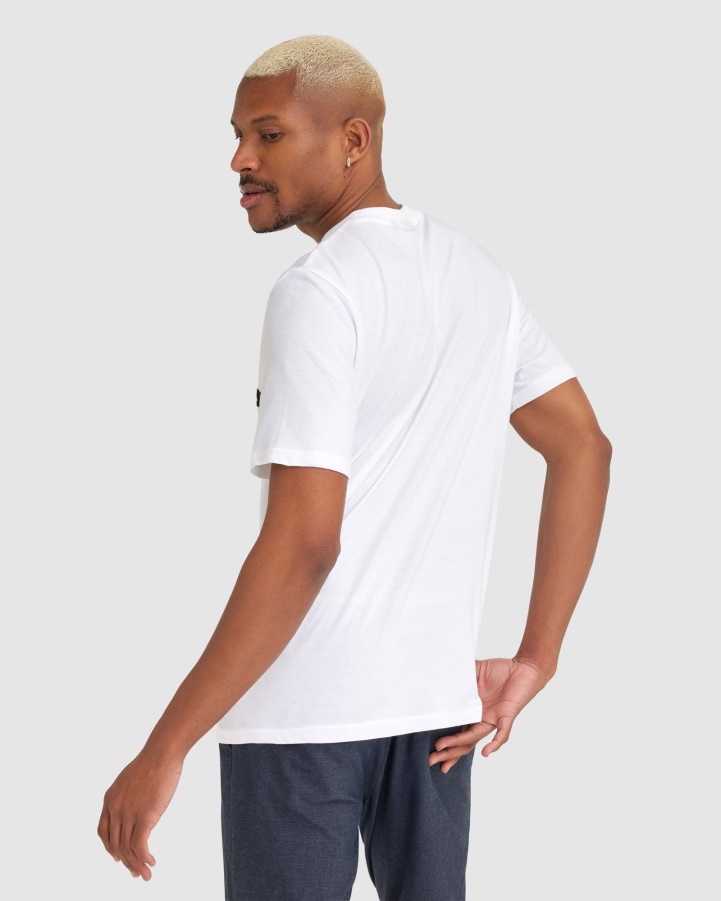 White Fila Men's Valour Tee
