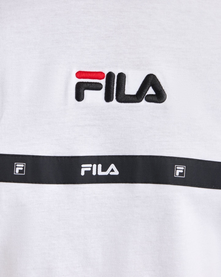 White Fila Men's Valour Tee