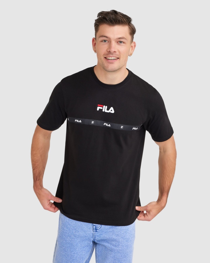Fila Black Men's Valour Tee