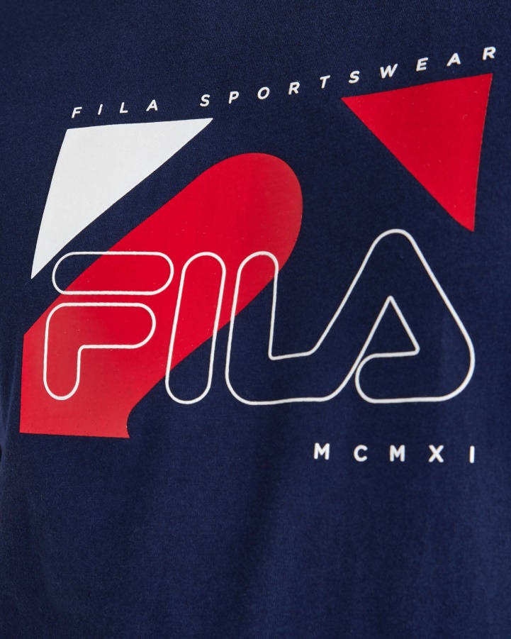 Men's Shaw Tee Navy Fila