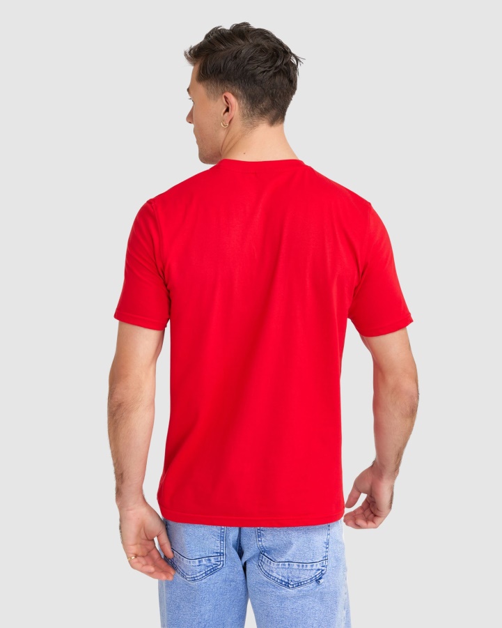 Red Men's Shaw Tee Fila