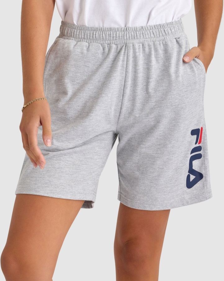 Unisex Boston Shorts Grey Marle Fila
