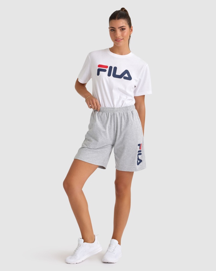 Unisex Boston Shorts Grey Marle Fila