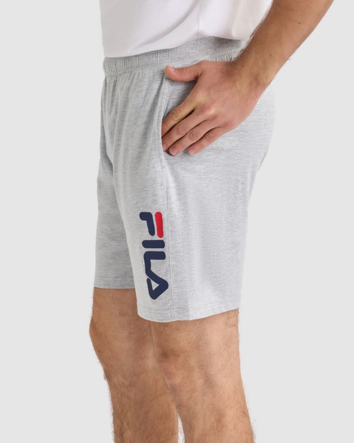 Unisex Boston Shorts Grey Marle Fila