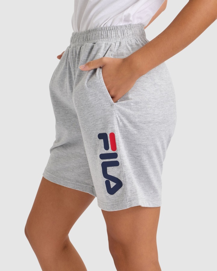 Unisex Boston Shorts Grey Marle Fila
