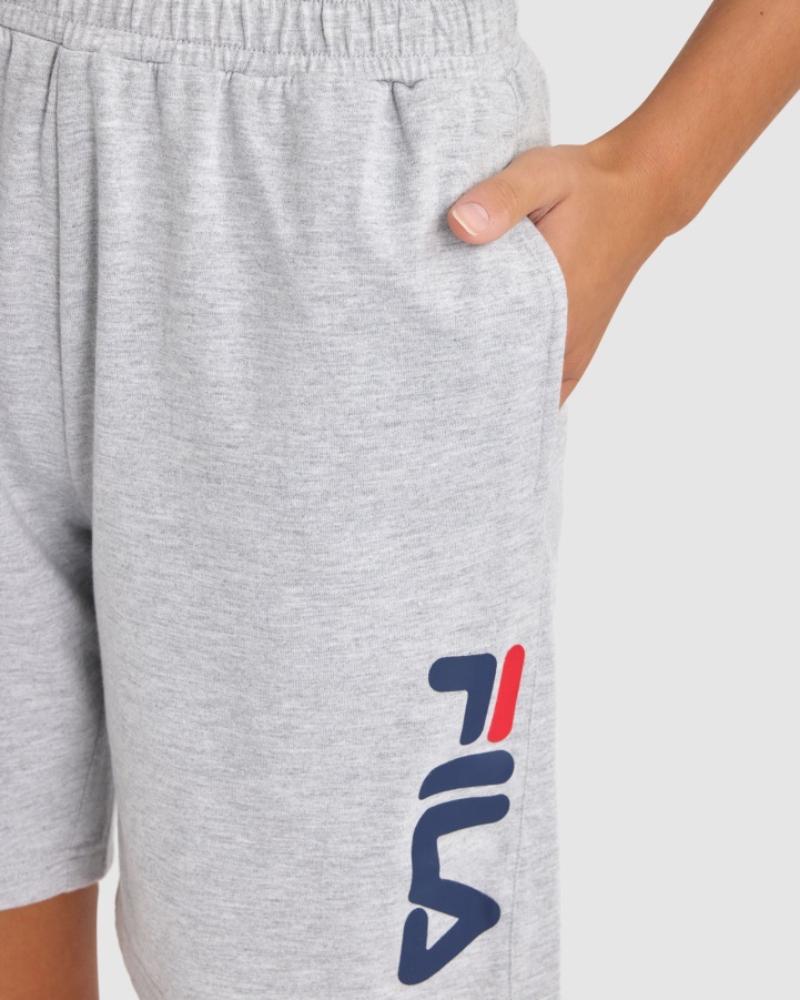 Unisex Boston Shorts Grey Marle Fila