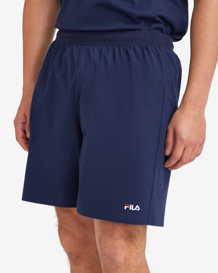 New Navy Men's Basic Mid Short Fila