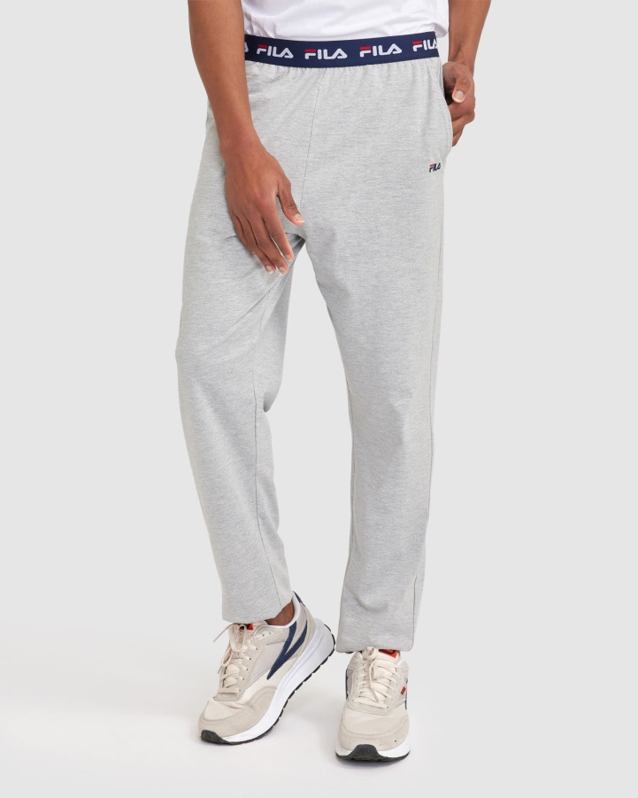 Men's Basic Pants Fila Silver Marle