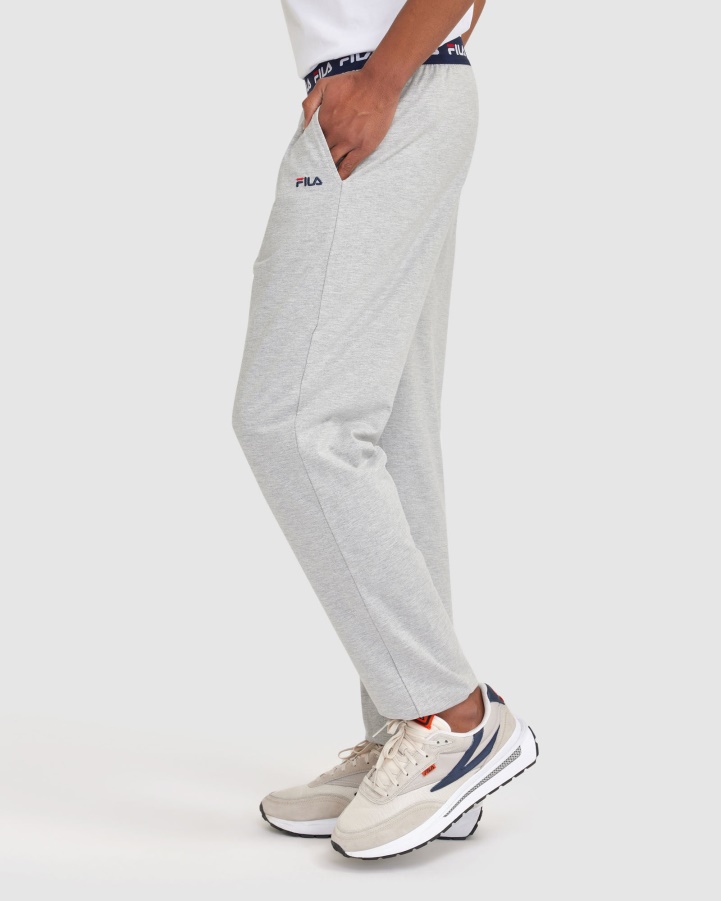 Men's Basic Pants Fila Silver Marle