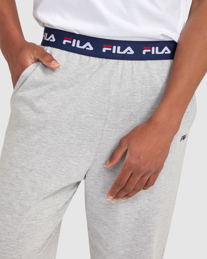 Men's Basic Pants Fila Silver Marle