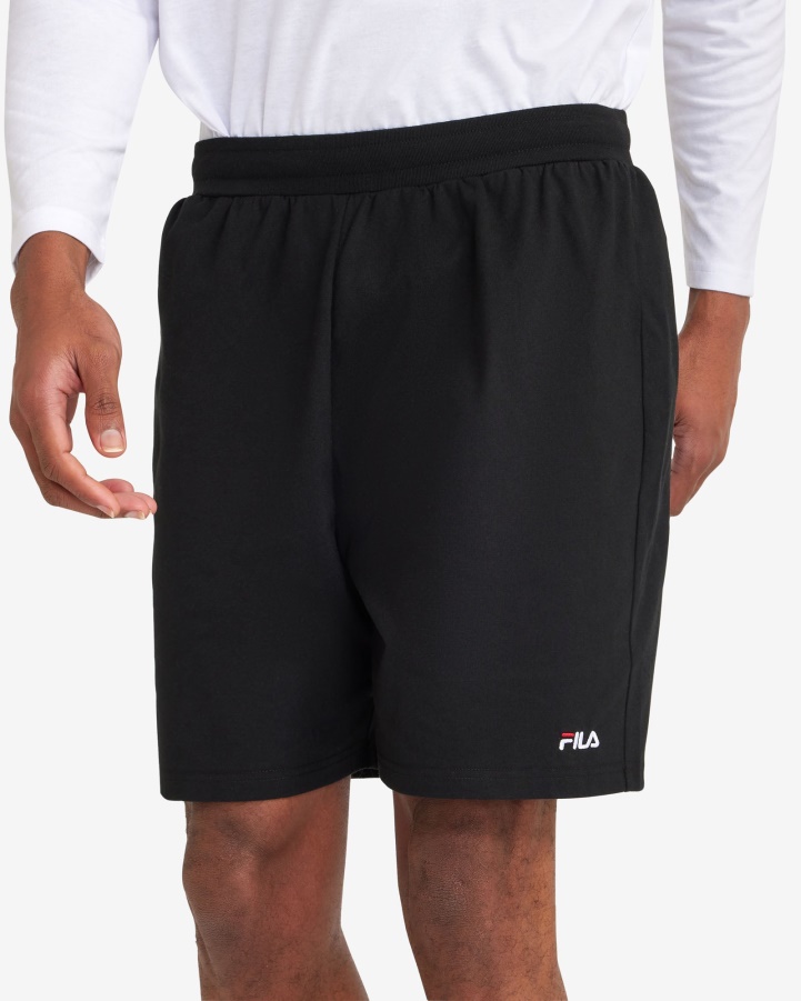 Black Fila Men's Basic Mid Short