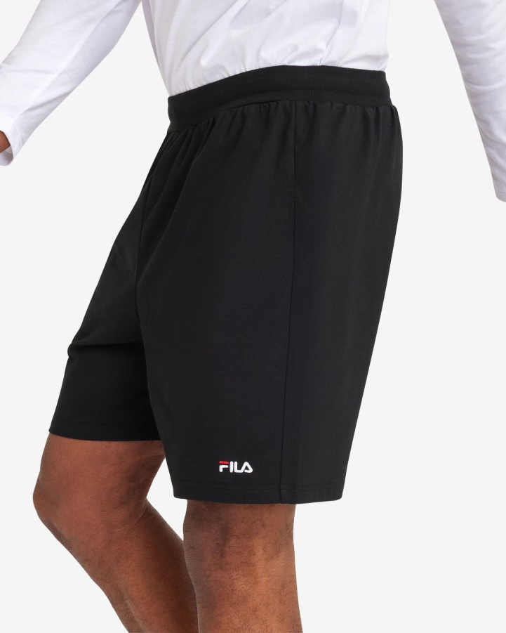 Black Fila Men's Basic Mid Short