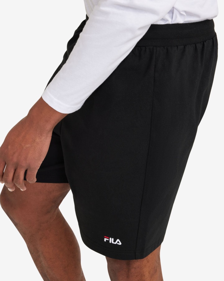 Black Fila Men's Basic Mid Short