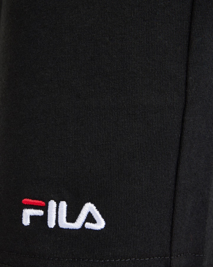 Black Fila Men's Basic Mid Short