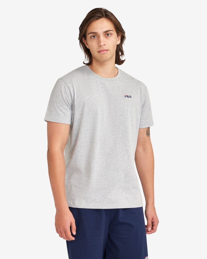 Silver Marle Men's Basic Tee Fila