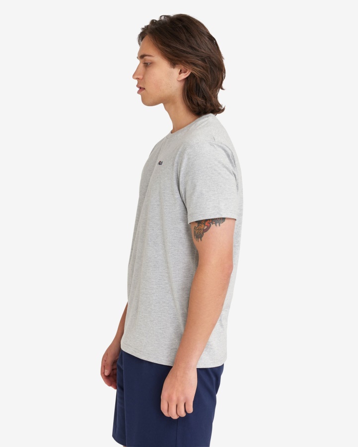 Silver Marle Men's Basic Tee Fila