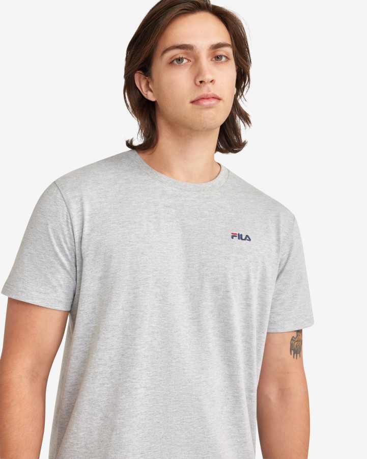 Silver Marle Men's Basic Tee Fila