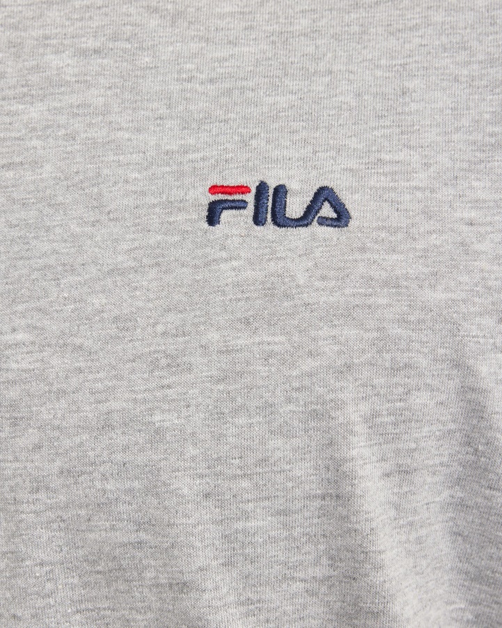 Silver Marle Men's Basic Tee Fila