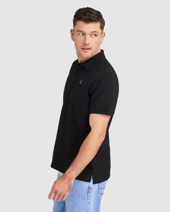 Black Fila Men's Blake Polo