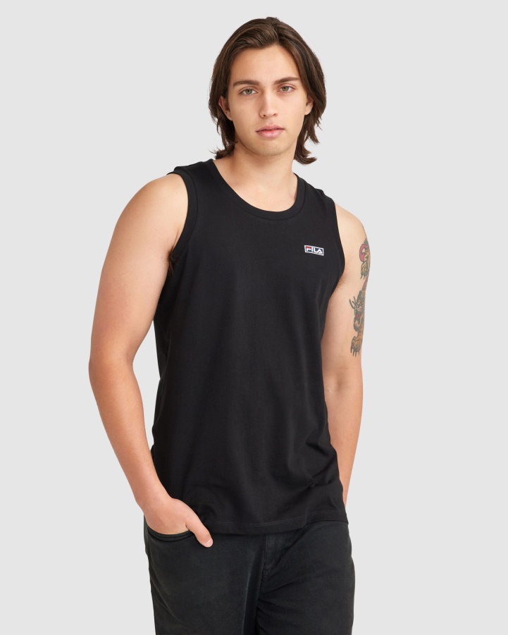 Black Men's Cian Tank Fila