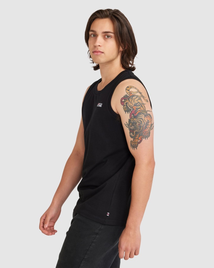 Black Men's Cian Tank Fila