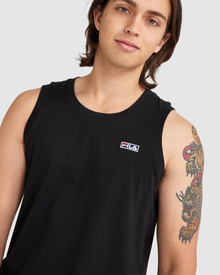 Black Men's Cian Tank Fila