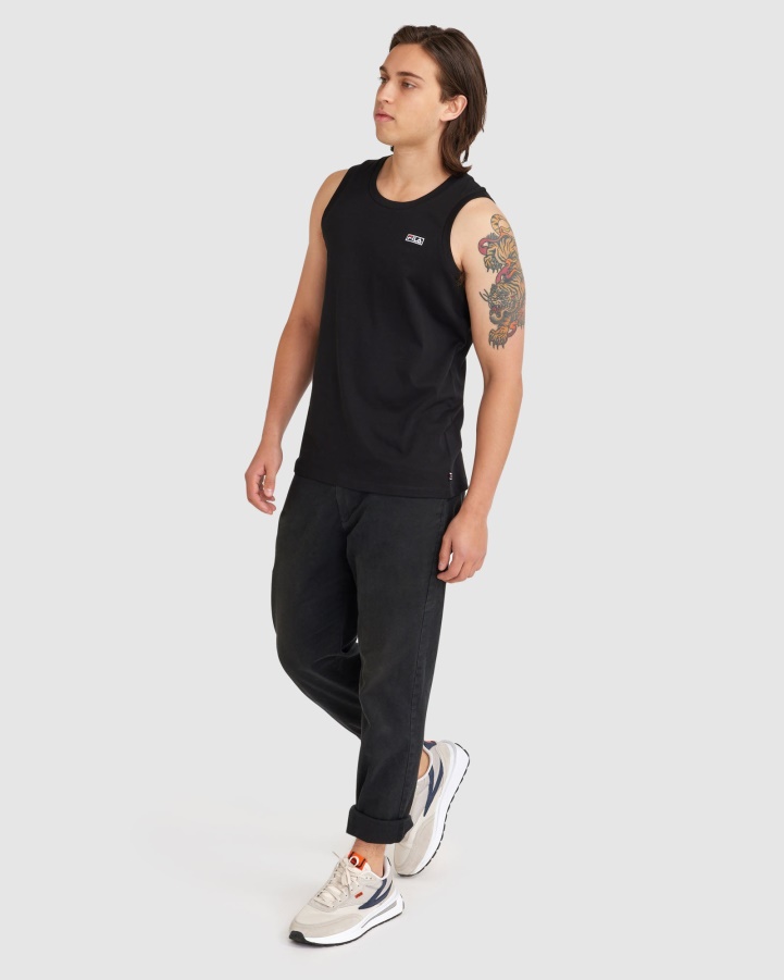Black Men's Cian Tank Fila