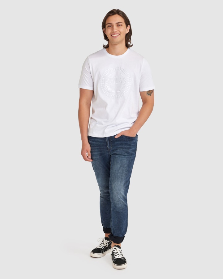 White Fila Men's Ravi Tee
