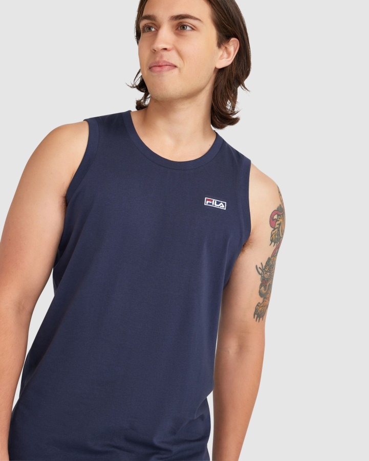 New Navy Men's Cian Tank Fila