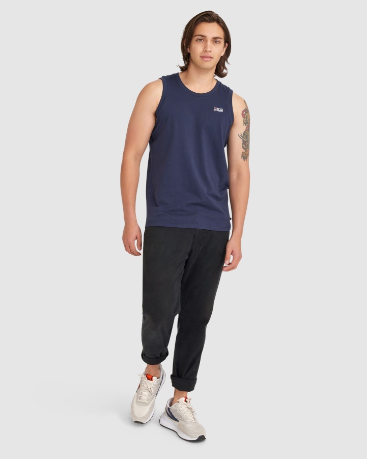 New Navy Men's Cian Tank Fila