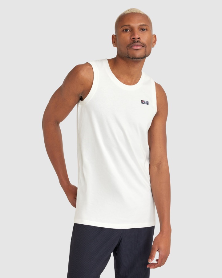Men's Cian Tank Fila White