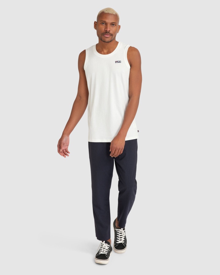 Men's Cian Tank Fila White