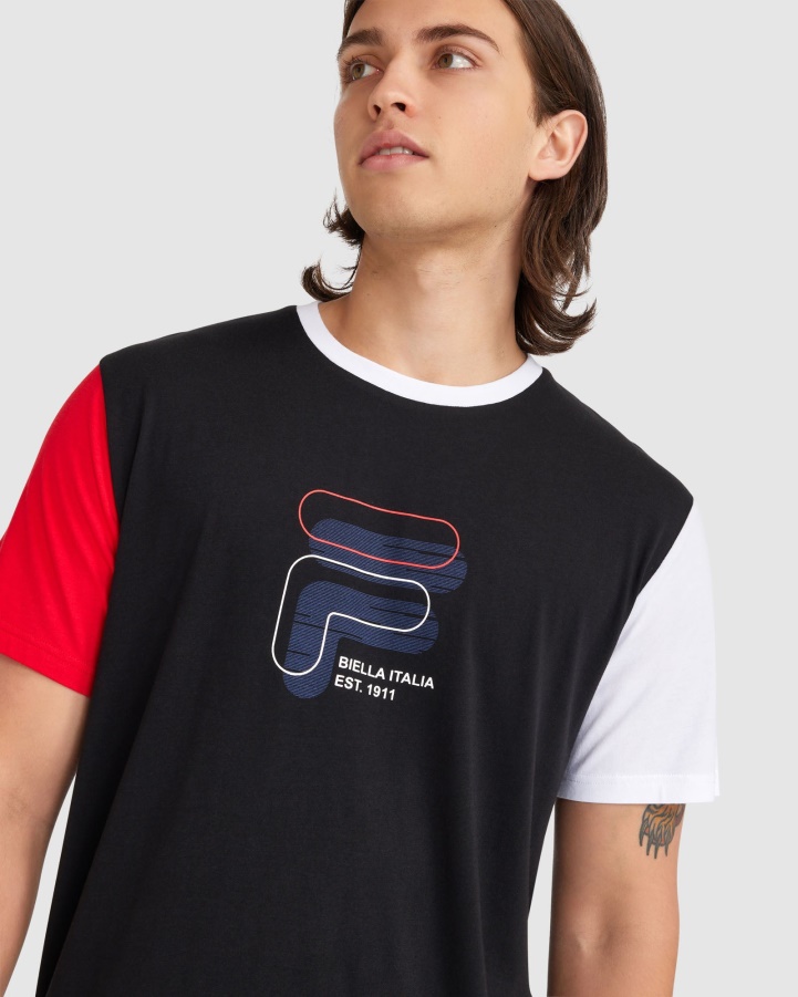 Black Men's Lennox Tee Fila