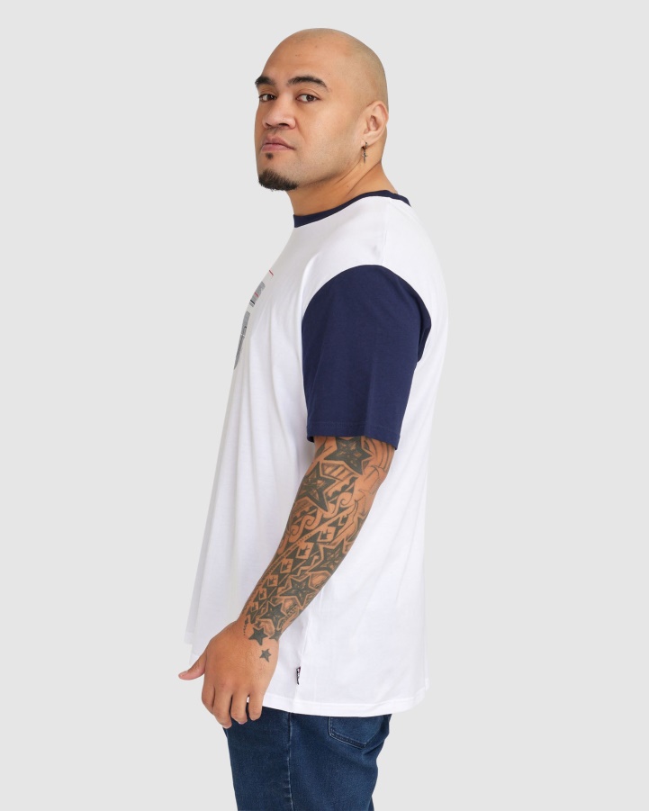 Fila Men's Plus Lennox Tee White