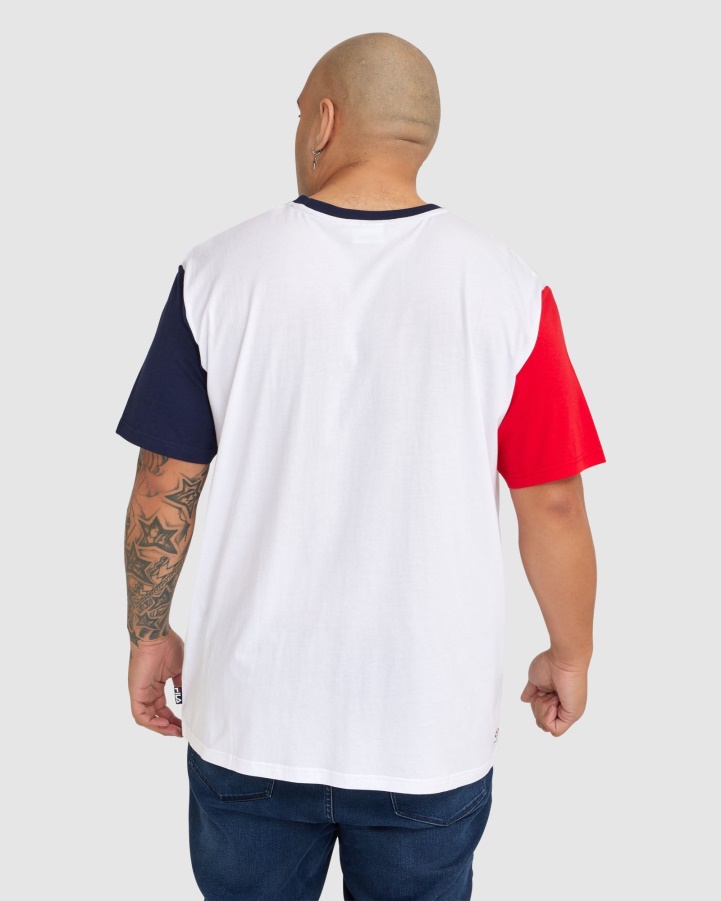Fila Men's Plus Lennox Tee White