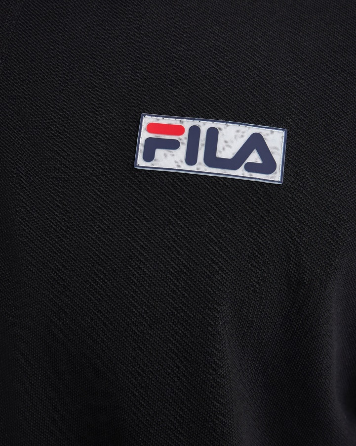 Black Fila Men's Asher Polo