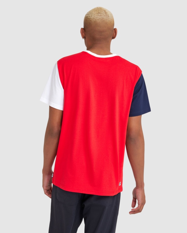 Fila Red Men's Lennox Tee