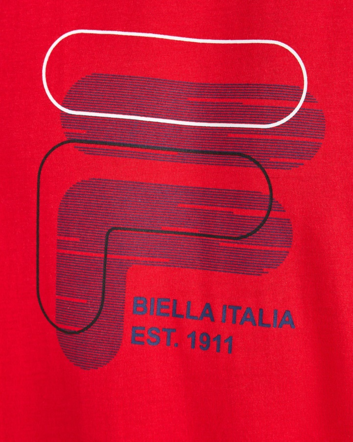 Fila Red Men's Lennox Tee