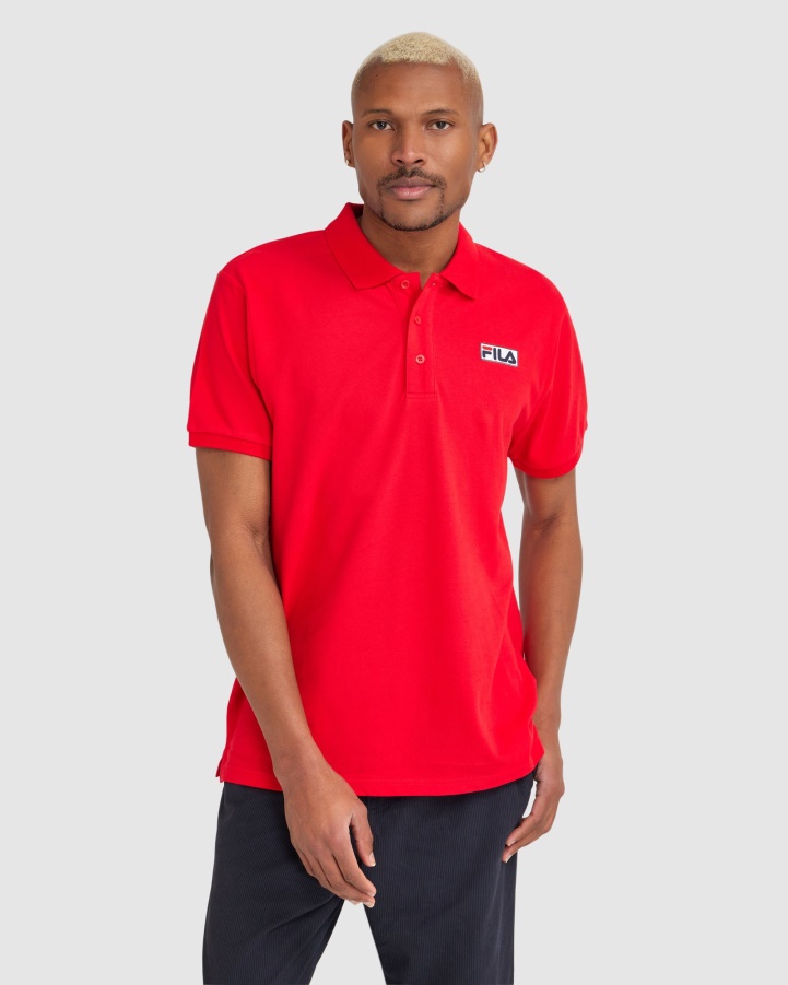 Men's Asher Polo Fila Red