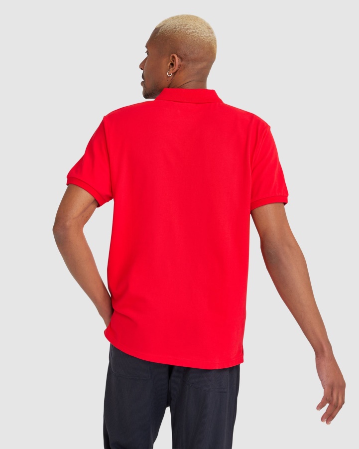 Men's Asher Polo Fila Red