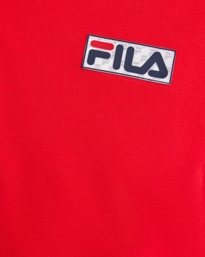 Men's Asher Polo Fila Red