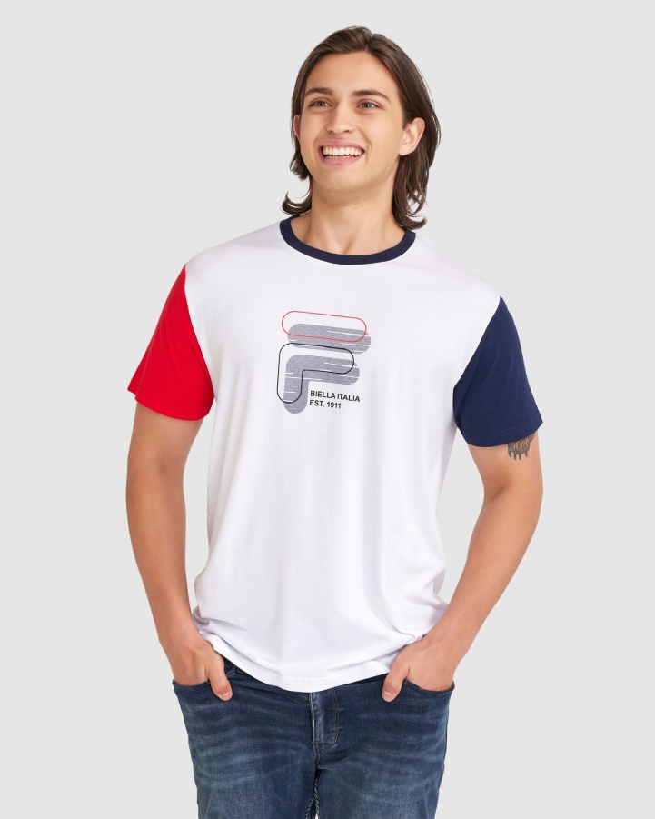 Men's Lennox Tee Fila White