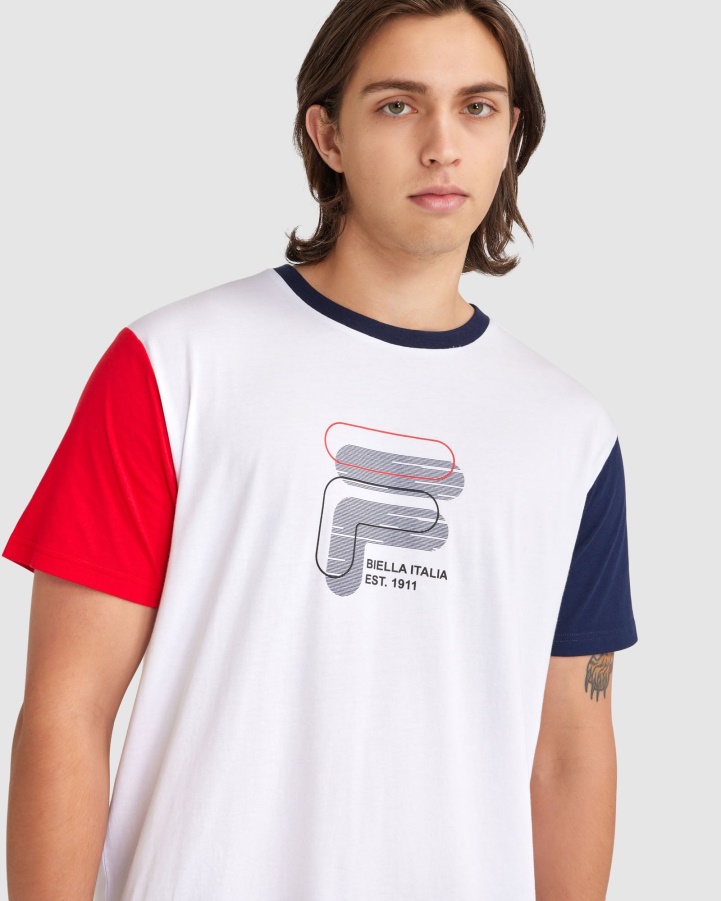 Men's Lennox Tee Fila White
