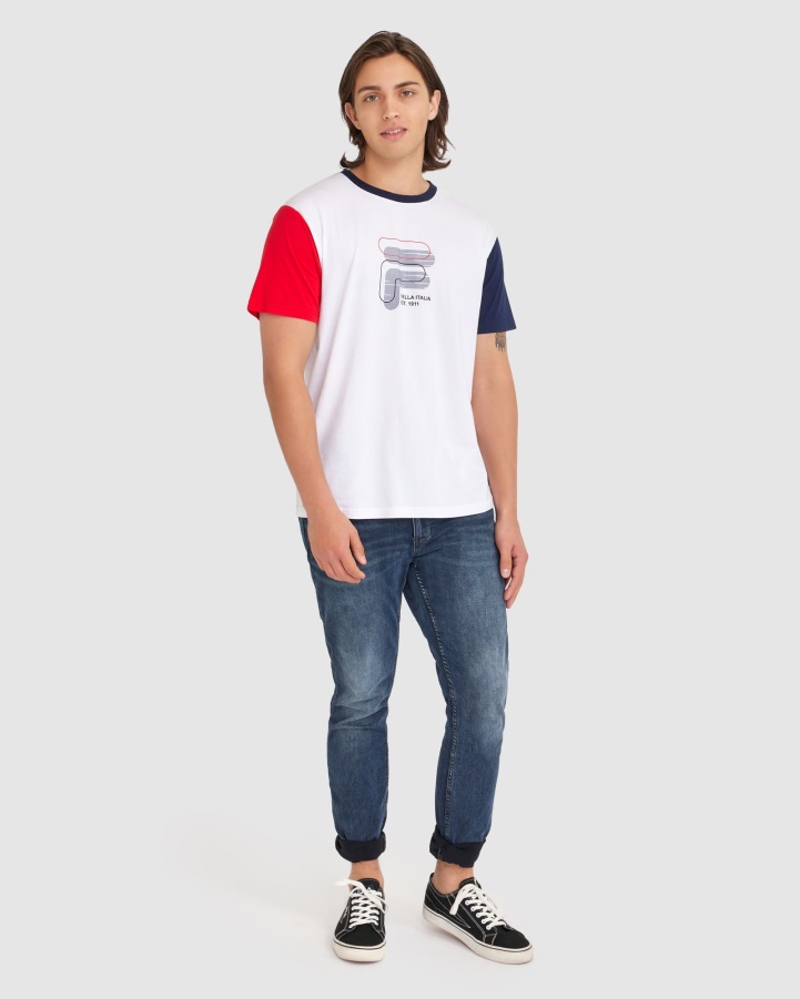 Men's Lennox Tee Fila White