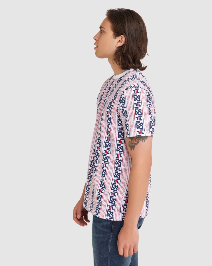 Fila White Men's Harrison Tee