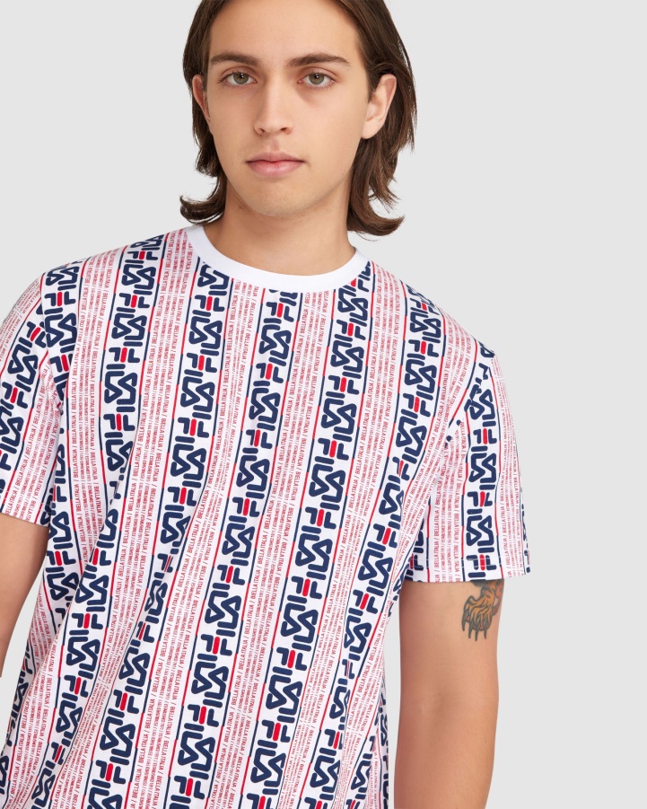 Fila White Men's Harrison Tee