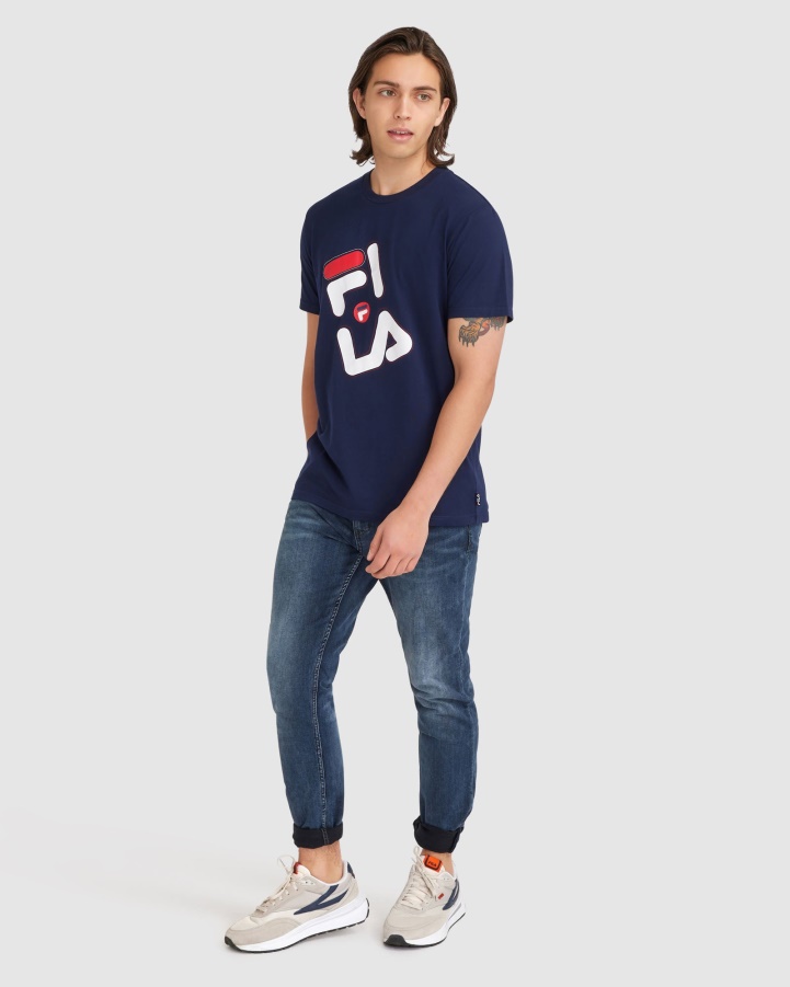 Men's Kiley Tee New Navy Fila