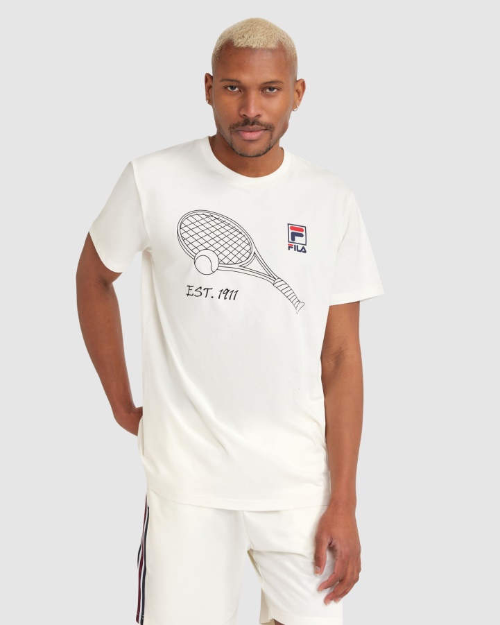 Fila White Men's Wyatt Tee