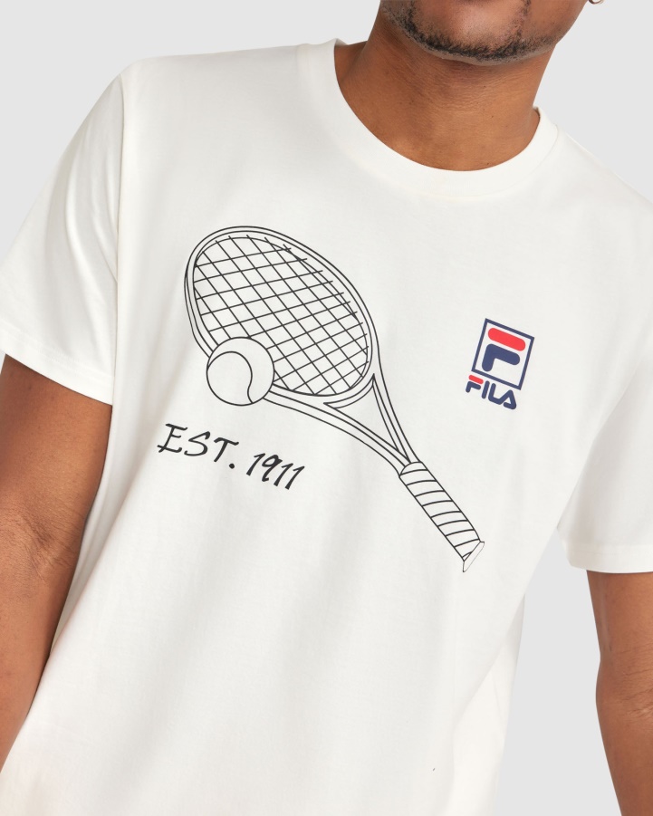 Fila White Men's Wyatt Tee