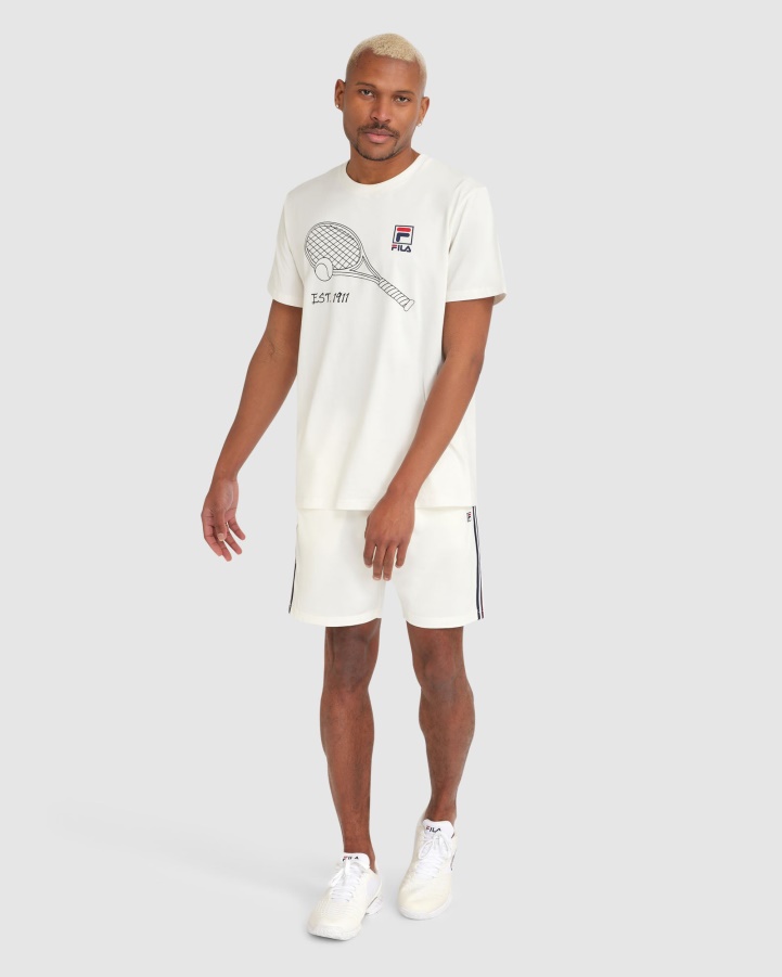 Fila White Men's Wyatt Tee